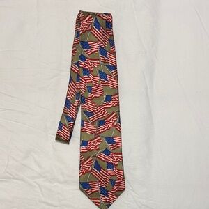 Kolte Patriotic Flag Design Tie